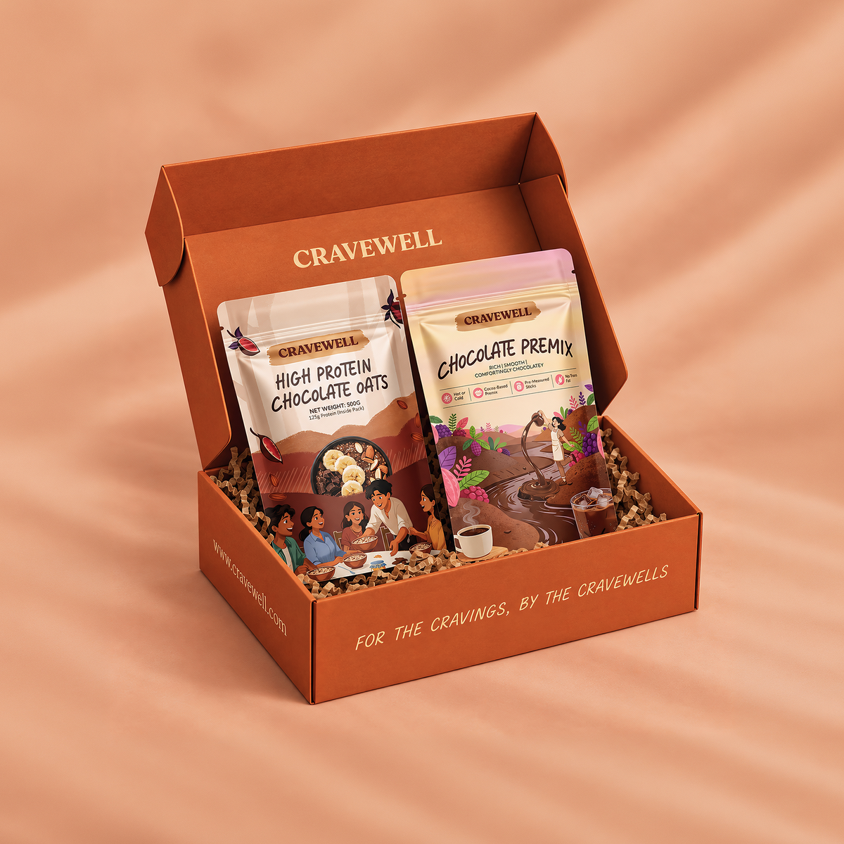 Chocolate Lover Pack – Choc Oats + Choco Powder