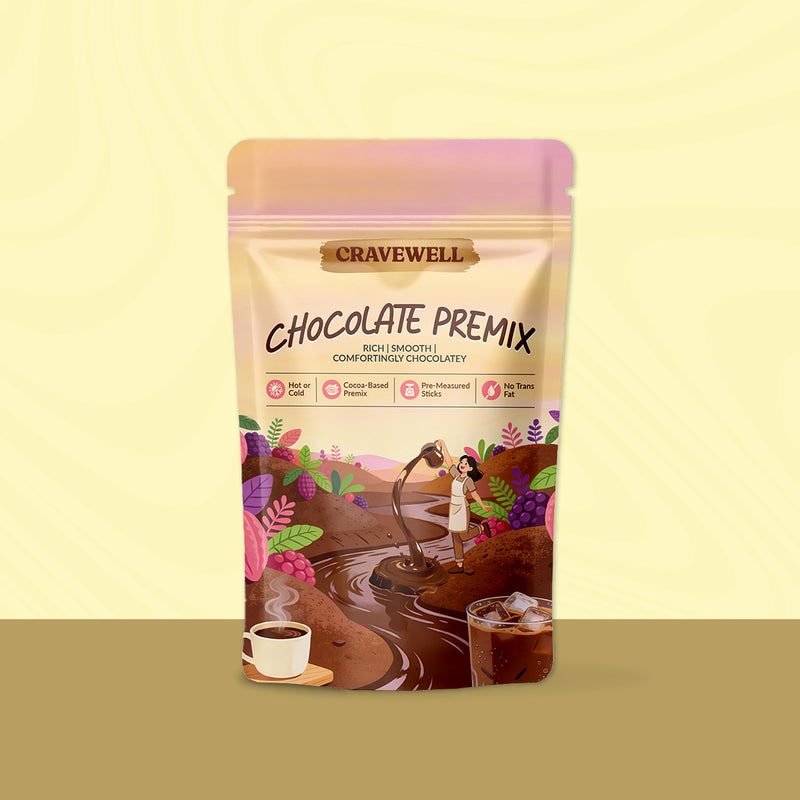 Cravewell Premium Chocolate Powder Premix – 200g